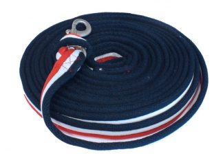 John Whitaker Lunge Line - Red, White & Navy